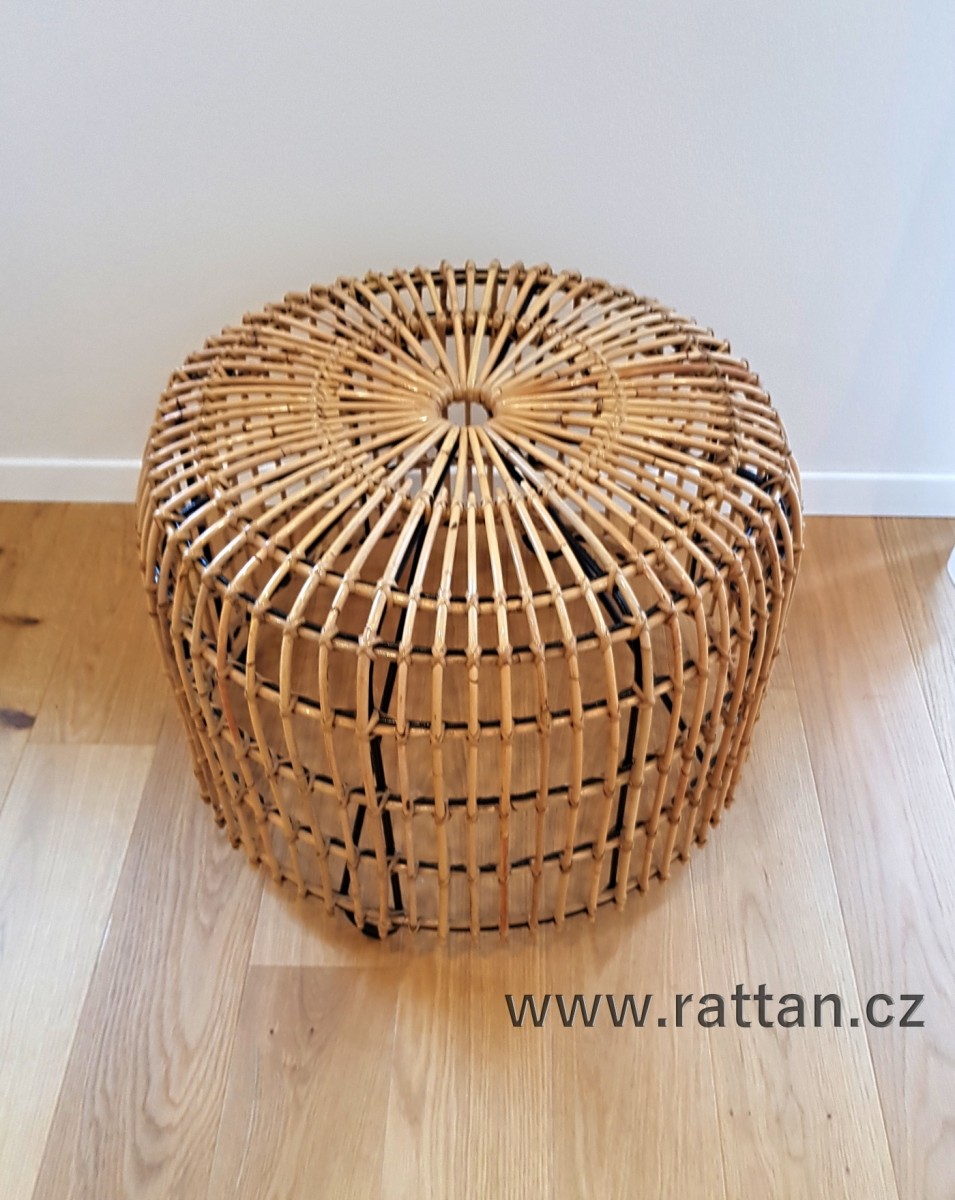Ratanový stolek ARLES natur